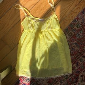 Victoria’s Secret Chemise Milkmaid Babydoll Slip